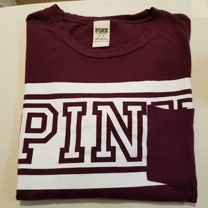 Victoria's Secret Pink Pocketed T-Shirt